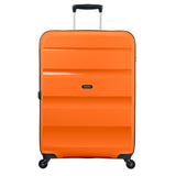 American Tourister Bon Air Large Suitcase Spinner Wheels Hard Case Zip ORANGE