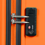 American Tourister Bon Air Medium Suitcase Spinner Wheels Hard Case Zip ORANGE