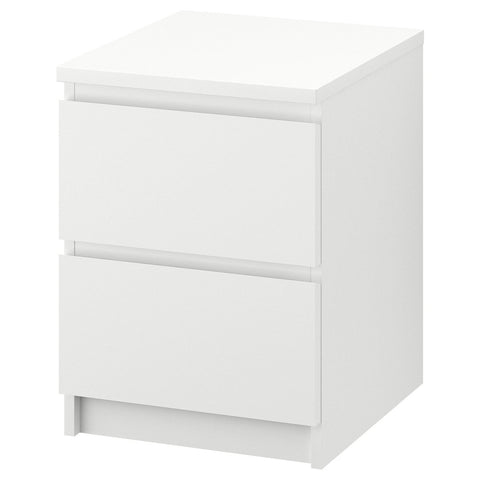 New IKEA MALM Chest Of 2 Drawers 40 x 55 cm Wide Quality Bedside Table