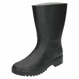 Mens Waterproof Rubber Wellingtons Black Wellies Dog Walk Boots Shoes 6-11