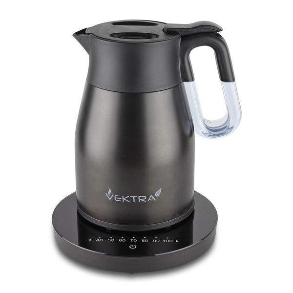 1.5L Eco Vacuum Kettle Temperature Controlled Thermal Insulated 360° Base