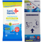 Brand New Sani Wipes Antimicrobial Hand Wipes (whole box of 120) 10 packs Of 12