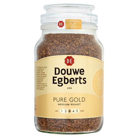 Pure Gold Finest Quality Instant Coffee Granules, 400g (222 Cups)