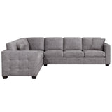 Corner Sofa Comfortable in Grey 