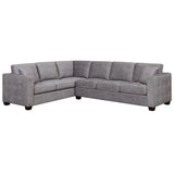 Corner Sofa Comfortable in Grey 