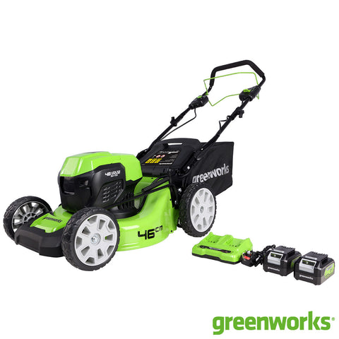Greenworks 48V Cordless 46cm Self Propelled Lawn Mower with Brushless Motor